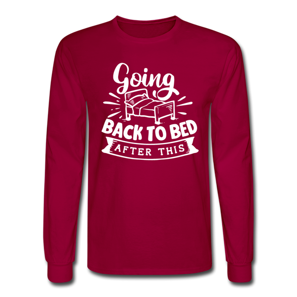 4/4S Going Back To Bed PREMIUM TSHIRT - dark red