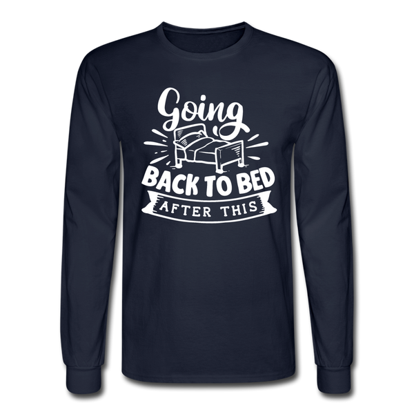 4/4S Going Back To Bed PREMIUM TSHIRT - navy