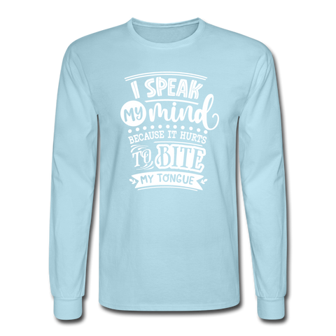 4/4S I Speak My Mind PREMIUM TSHIRT - powder blue