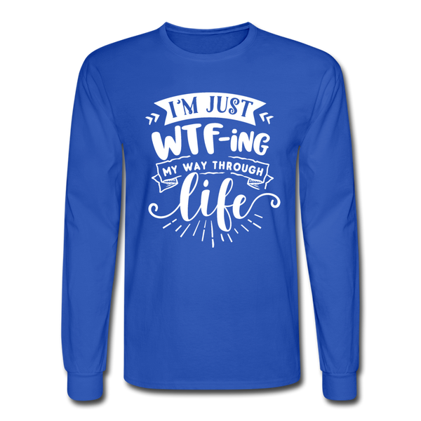 4/4S I'm Just WTFing PREMIUM TSHIRT - royal blue