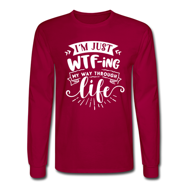 4/4S I'm Just WTFing PREMIUM TSHIRT - dark red