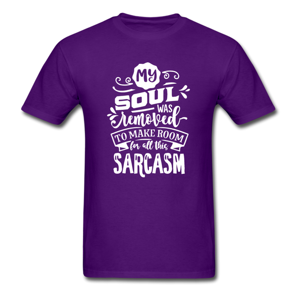 1/4S My Soul Was Removed PREMIUM TSHIRT - purple