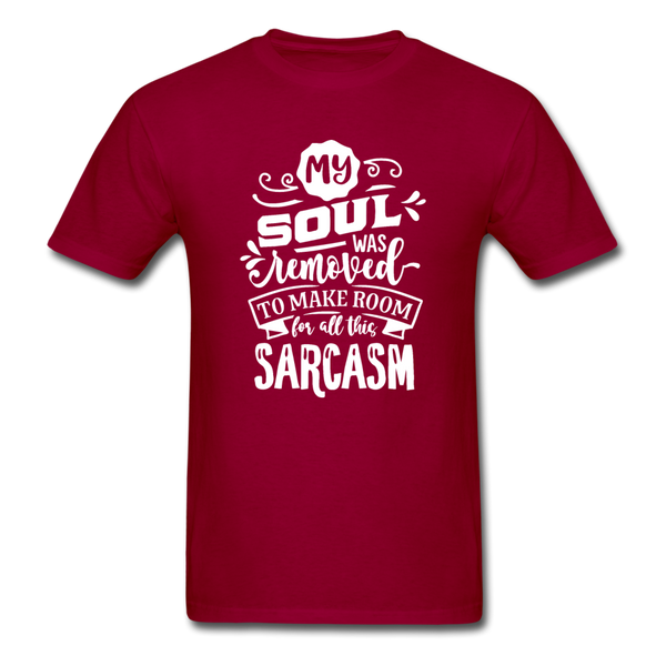 1/4S My Soul Was Removed PREMIUM TSHIRT - dark red