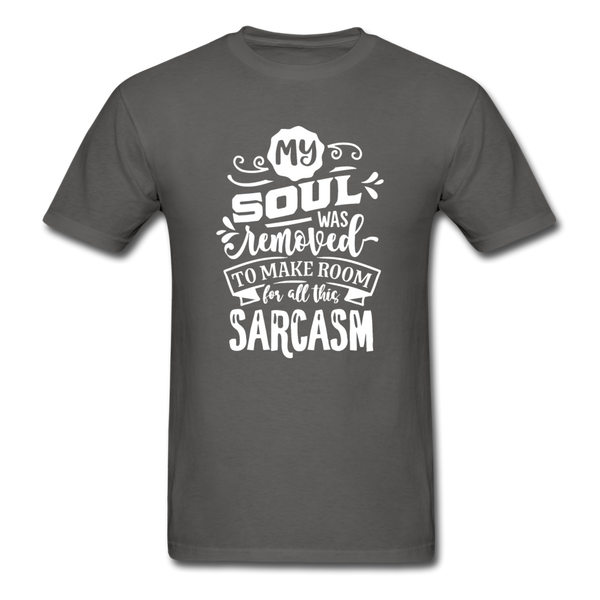 1/4S My Soul Was Removed PREMIUM TSHIRT - charcoal