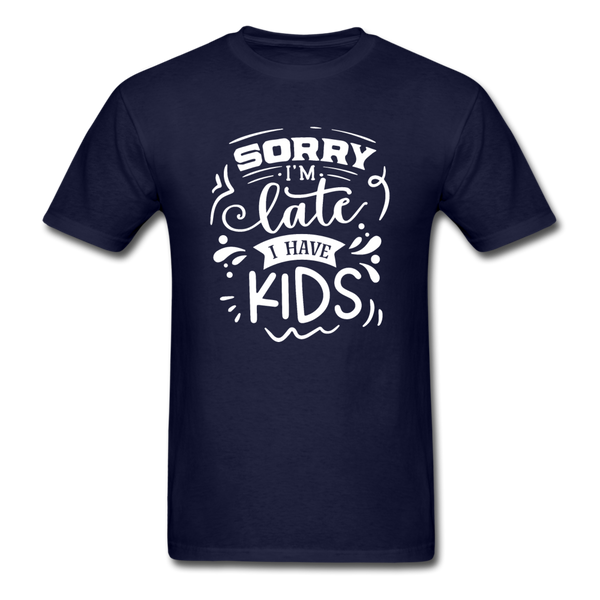 1/4S Sorry I'm Late PREMIUM TSHIRT - navy