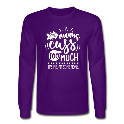 4/4S Some Moms Cuss Too Much PREMIUM TSHIRT - purple