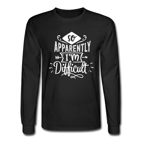 4/4S So Apparently I'm Difficult PREMIUM TSHIRT - black