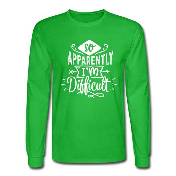 4/4S So Apparently I'm Difficult PREMIUM TSHIRT - bright green