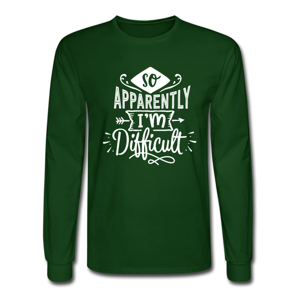 4/4S So Apparently I'm Difficult PREMIUM TSHIRT - forest green