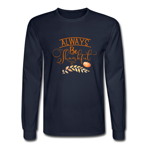 4/4S Always Be Thankful PREMIUM TSHIRT - navy