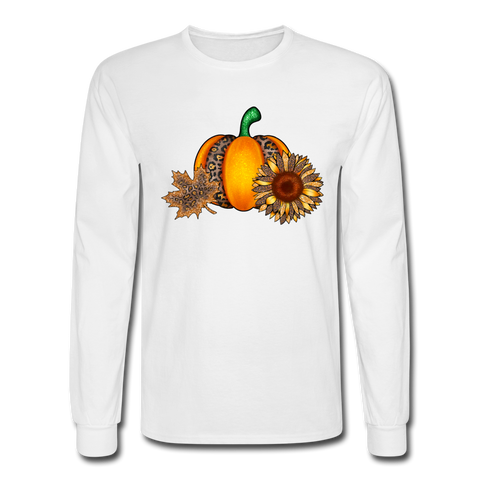 4/4S Leapord Pumpkin Sunflower PREMIUM TSHIRT - white