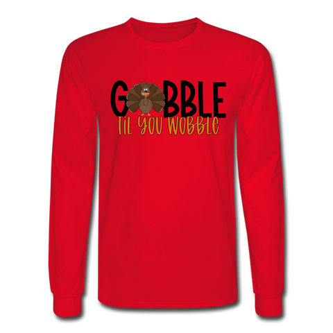 4/4S Gobble Til You Wobble PREMIUM TSHIRT - red