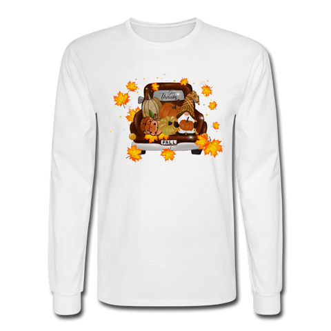 4/4S Gnome & Pumpkins In Truck PREMIUM TSHIRT - white