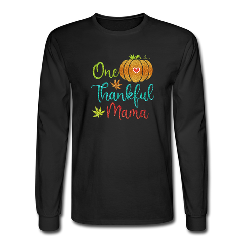 4/4S One Thankful Mama PREMIUM TSHIRT - black