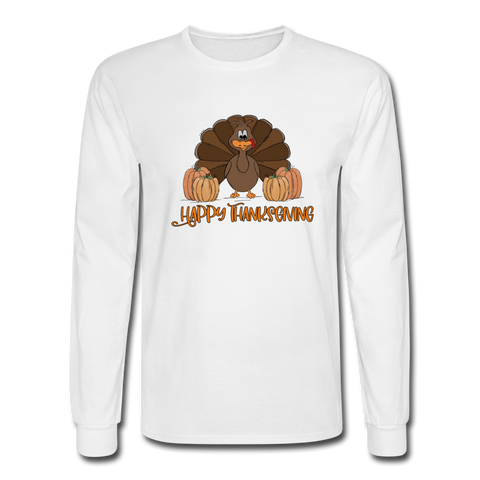 4/4S Happy Thanksgiving Turkey PREMIUM TSHIRT - white