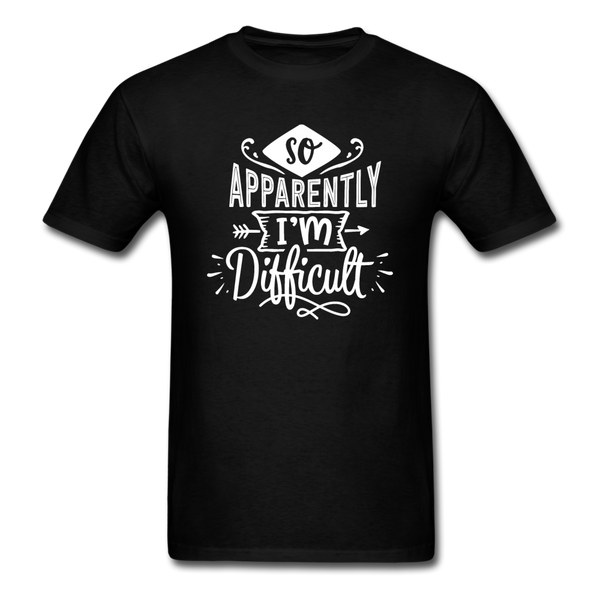 1/4S So Apparently I'm Difficult PREMIUM TSHIRT - black