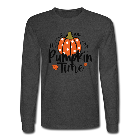 4/4S It's Pumpkin Time PREMIUM TSHIRT - heather black