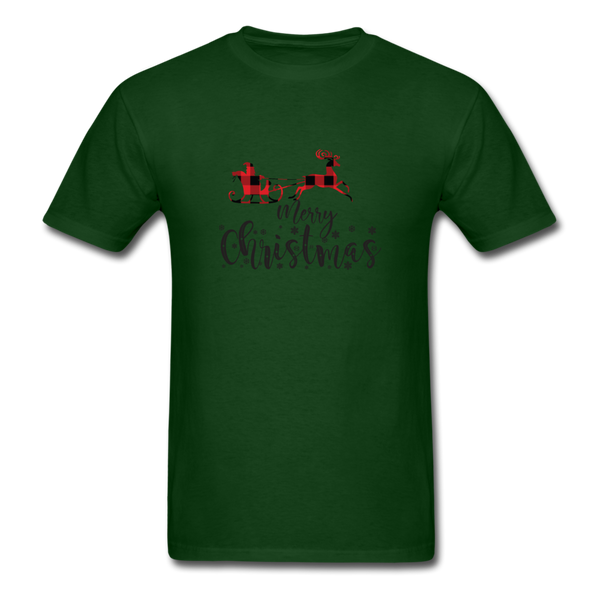 1/4 S 102 Merry Christmas PREMIUM TSHIRT - forest green