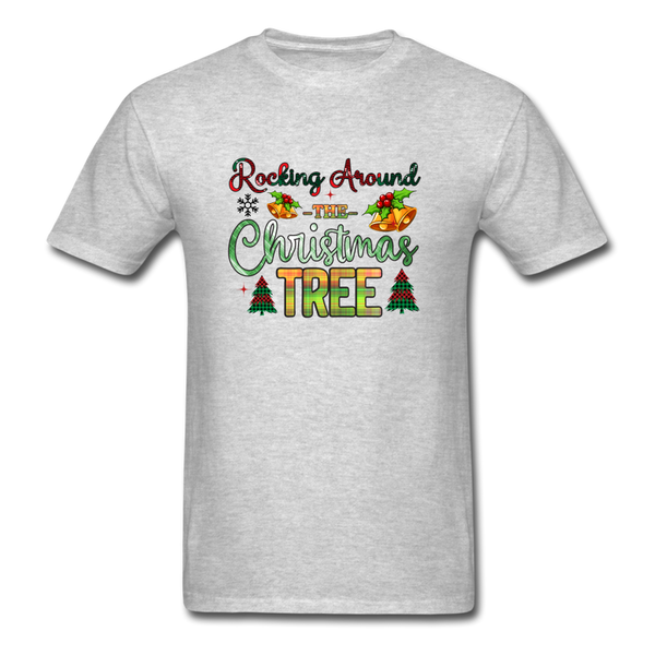 1/4S 101 Rocking Around The Xmas Tree PREMIUM TSHIRT - heather gray