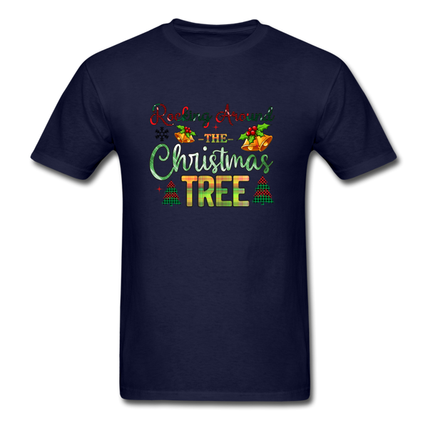 1/4S 101 Rocking Around The Xmas Tree PREMIUM TSHIRT - navy