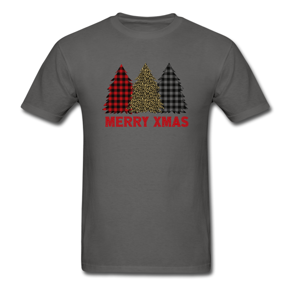 1/4S 159 Merry Xmas PREMIUM TSHIRT - charcoal