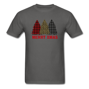 1/4S 159 Merry Xmas PREMIUM TSHIRT - charcoal