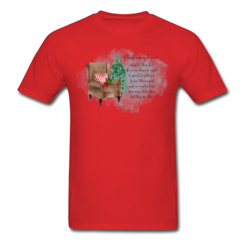 1032 1/4S Christmas In Heaven PREMIUM TSHIRT - red