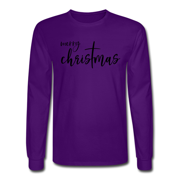 1088 4/4S Merry ChrisTmas PREMIUM TSHIRT - purple