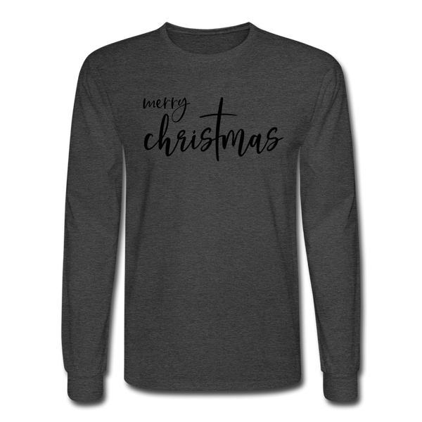 1088 4/4S Merry ChrisTmas PREMIUM TSHIRT - heather black