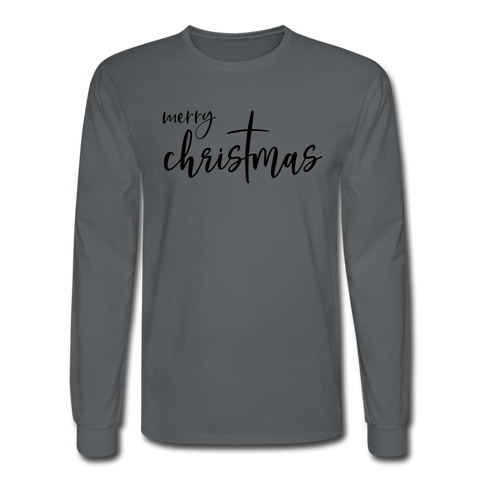 1088 4/4S Merry ChrisTmas PREMIUM TSHIRT - charcoal