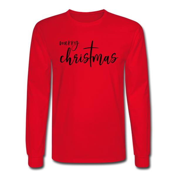 1088 4/4S Merry ChrisTmas PREMIUM TSHIRT - red