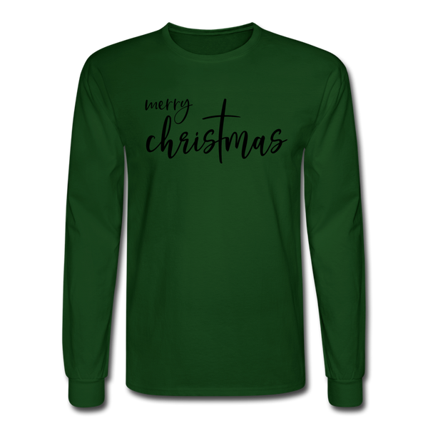 1088 4/4S Merry ChrisTmas PREMIUM TSHIRT - forest green