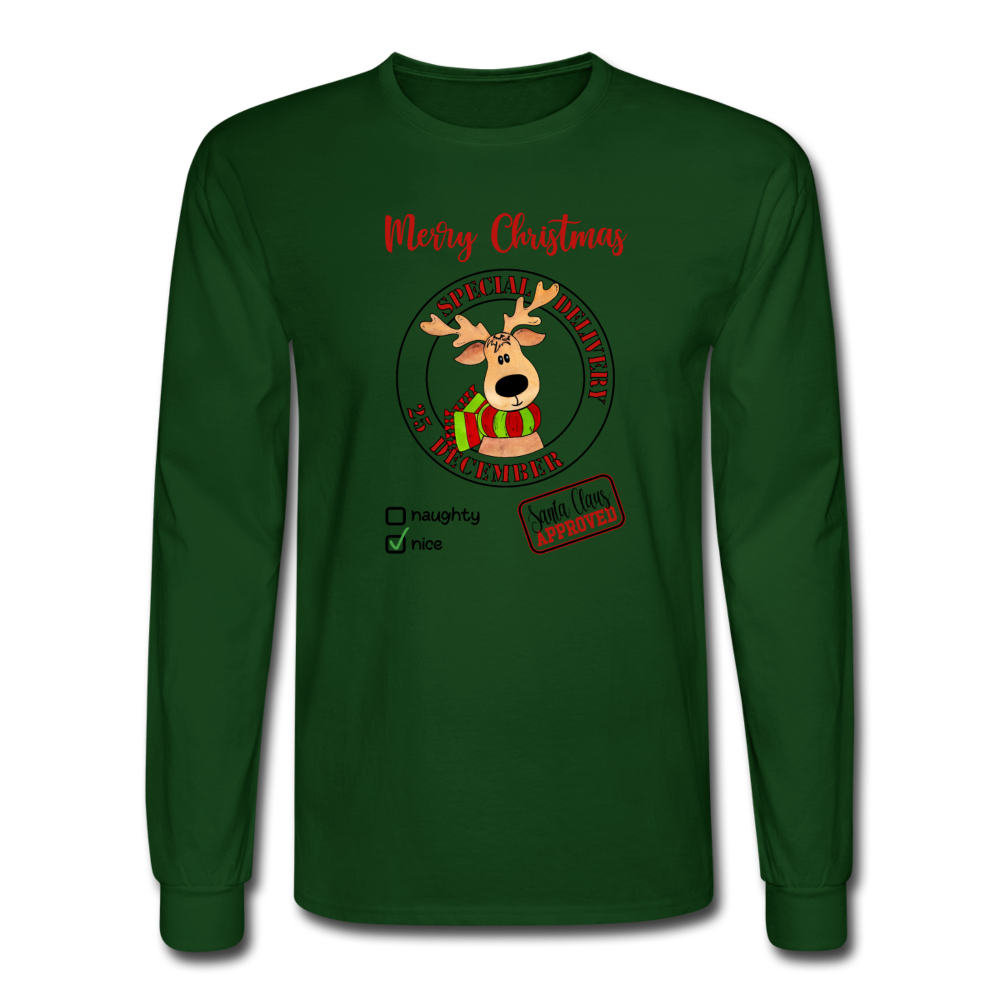 1094 4/4S Santa Bag PREMIUM TSHIRT - forest green