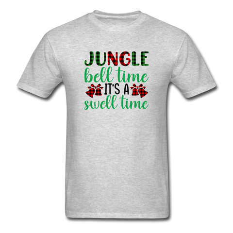 1112 1/4S Jungle Bell Time PREMIUM TSHIRT - heather gray