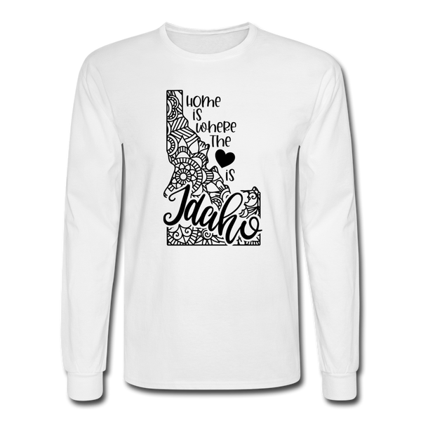 1152 4/4S Home Is Idaho PREMIUM TSHIRT - white