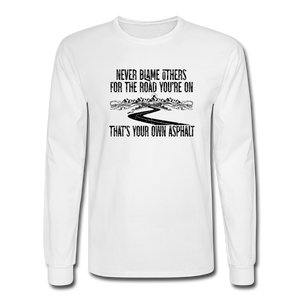 1270 4/4S Never Blame Others PREMIUM TSHIRT - white