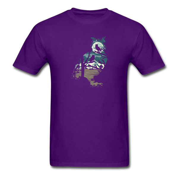 1340 1/4S Owl PREMIUM TSHIRT - purple