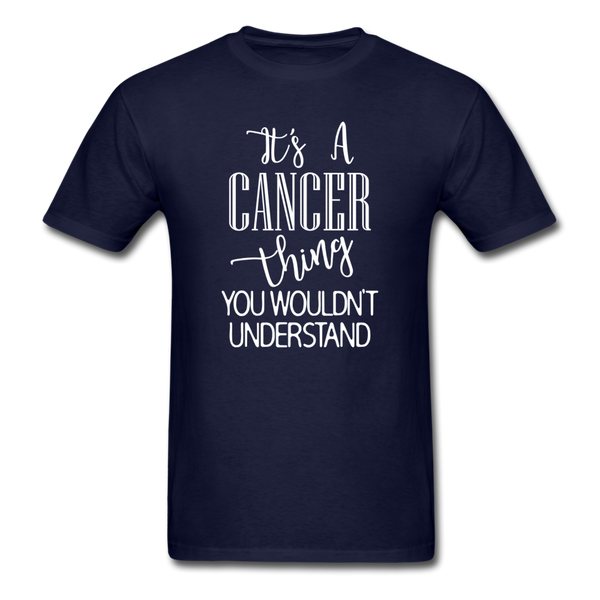 1397 1/4S It's A Cancer Thing PREMIUM TSHIRT - navy