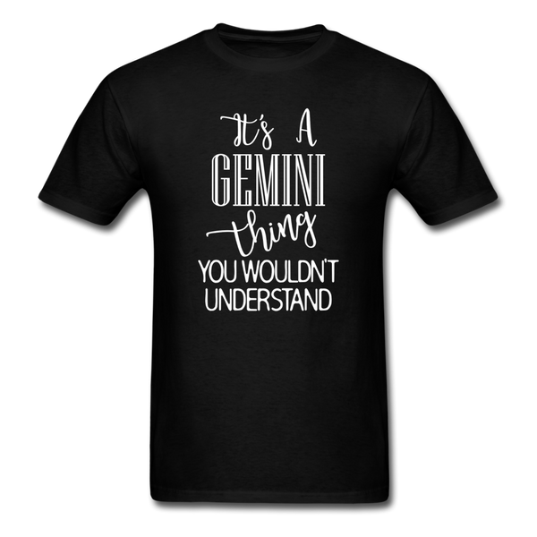 1396 1/4S It's A Gemini Thing PREMIUM TSHIRT - black