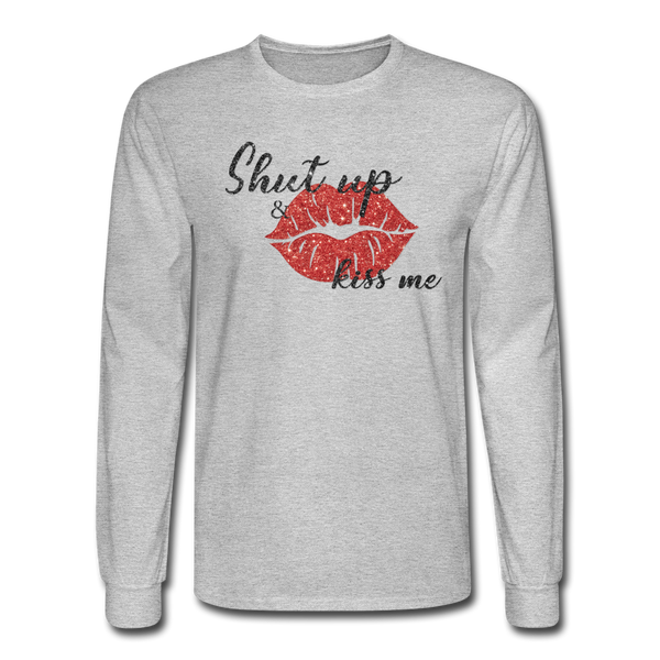 1481 4/4S Shut Up & Kiss Me PREMIUM TSHIRT - heather gray