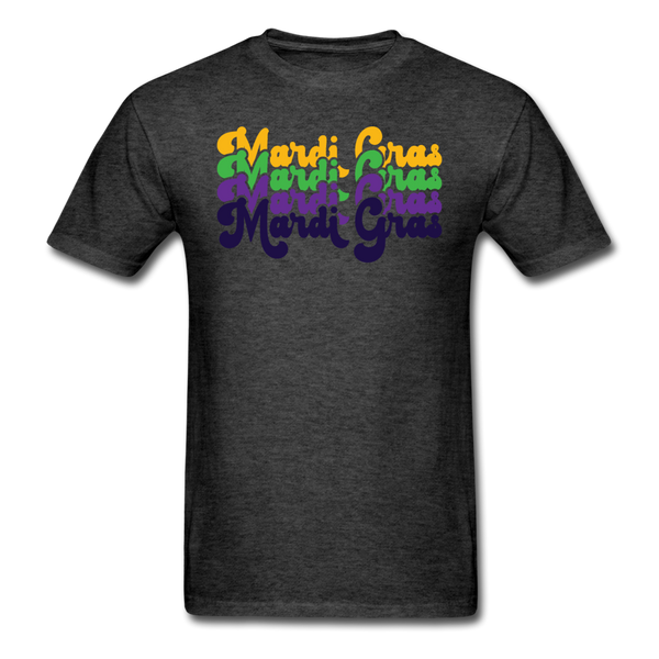 1482 1/4S Mardi Gras Retro PREMIUM TSHIRT - heather black