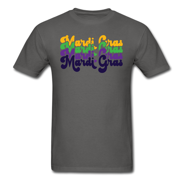 1482 1/4S Mardi Gras Retro PREMIUM TSHIRT - charcoal