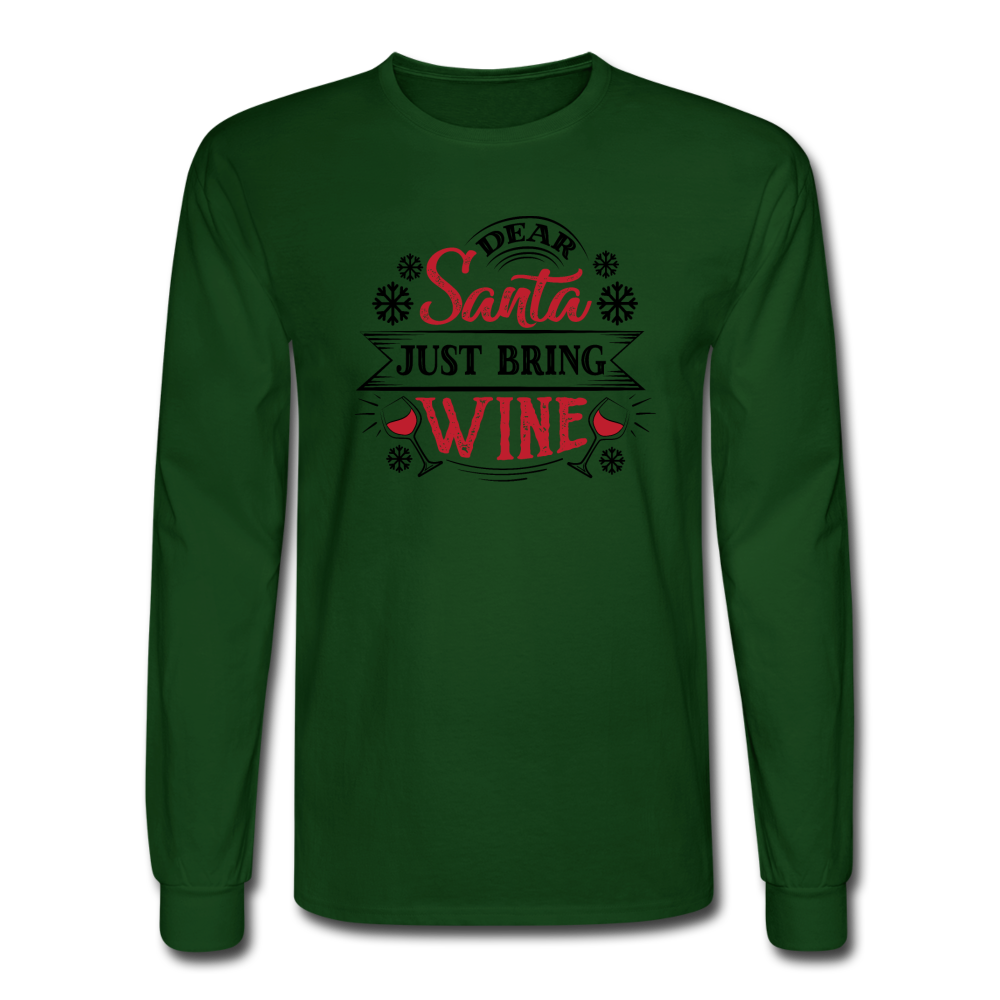 1035 4/4S Dear Santa PREMIUM TSHIRT - forest green