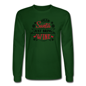 1035 4/4S Dear Santa PREMIUM TSHIRT - forest green