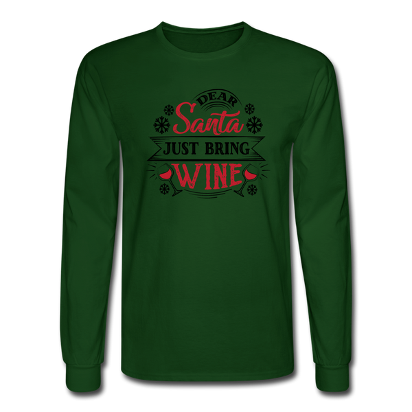 1035 4/4S Dear Santa PREMIUM TSHIRT - forest green