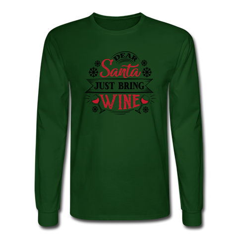 1035 4/4S Dear Santa PREMIUM TSHIRT - forest green