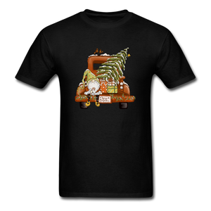 1061 1/4S Gnome & Tree In Truck PREMIUM TSHIRT - black