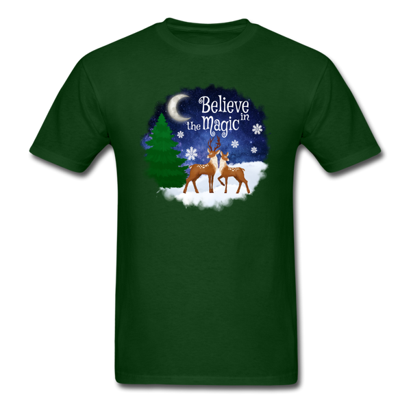 1053 1/4S Believe In The Magic PREMIUM TSHIRT - forest green