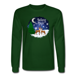 1053 4/4S Believe In The Magic PREMIUM TSHIRT - forest green