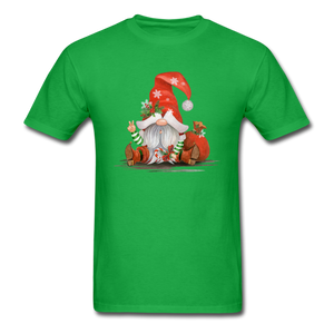 1060 1/4S Santa Gnome PREMIUM TSHIRT - bright green